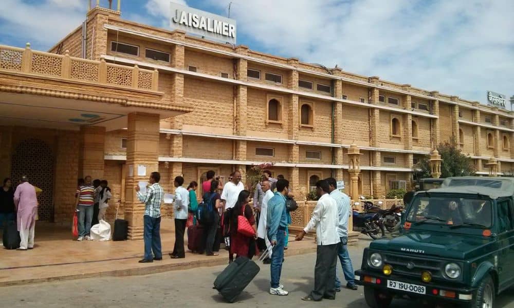 The Jaisalmer Rail route Station, Rajasthan