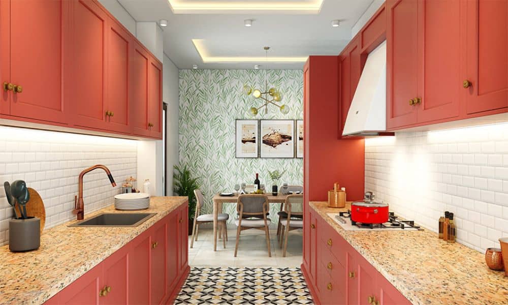 Parallel Kitchen Actually Remains The Most Popular Kitchen Layout In Indian Homes Mohit Bansal Chandigarh