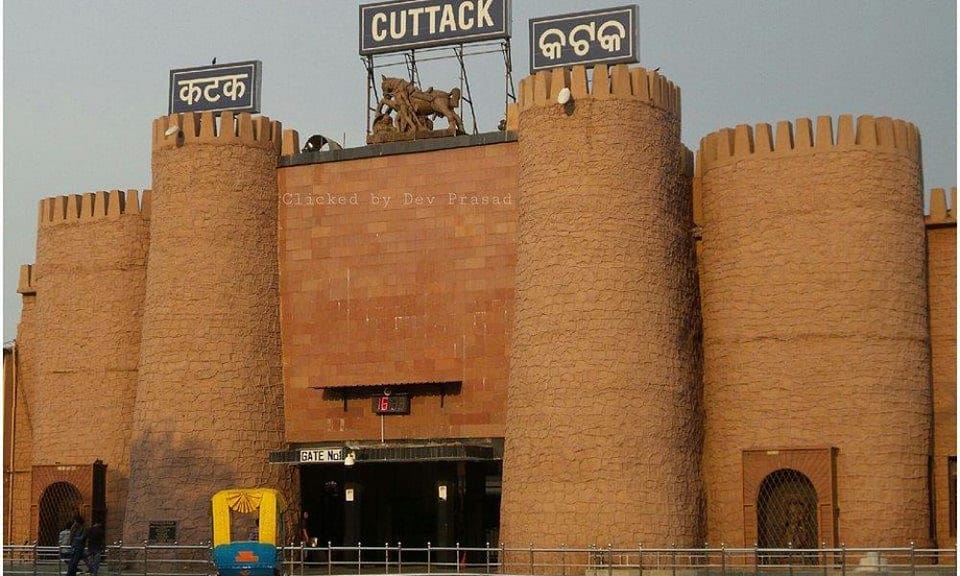 Cuttack Rail route Station, Odisha